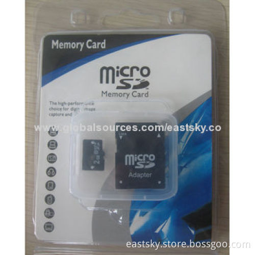 Memory Card, 64MB to 32GB for Choices, Minimum 10 Years Data Retention